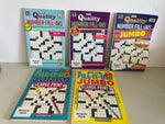 <€€ NEW Set/5 Number & Letter FILL-INS Puzzle Books by Kappa
