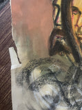 +* Art Expressionism Double Portrait Sketch with Facial Highlights