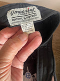 ** Single Killian Press Baseball Cap Black One Size Hat Made by Imperial Denver CO