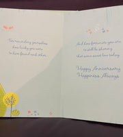New Greeting Card YOUR WEDDING ANNIVERSARY w/ Envelope American Greetings
