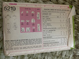 <€€ Set/3 Vintage Girls Size 1 Toddler Smock Dress Pants Romper Patterns 1960s 1970s