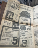 +* AS-IS Vintage Orlando Sentinel Sniper Slays JFK Kennedy Assassination Nov 23 1963 Newspaper