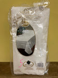 +* New Pack of 5 White 3-Ply Tissue 1-Ply Plastic Table Cover Tablecloth Disposable 54”x108” Banquet