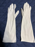 +* Vintage Fownes Royale Size 7 13.5” Womens Long White 100% Double Woven Cotton Opera Evening Gloves