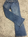 +* The Diva Old Navy Womens/Juniors Blue Jeans Size 2 Short Boot Cut Flare (paint splatter)
