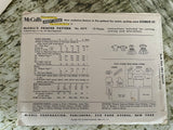 +* Vintage GIRLS Size 6 Sleeveless DRESS Jumper Blouse Pattern McCALL’s 4279 1957