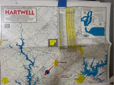 +* Lake Hartwell Waterproof Map #302 S Carolina & Georgia Folded Waterproof Tear Resistant