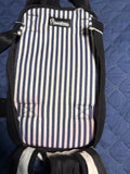 +* Pawaboo Pet Carrier Backpack Adjustable Pet Front Cat Dog Carrier Backpack Blue Stripes
