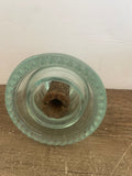 +^ Clear Vintage Green Glass Telephone Pole Insulator HEMINGRAY #42 Made in USA Beaded
