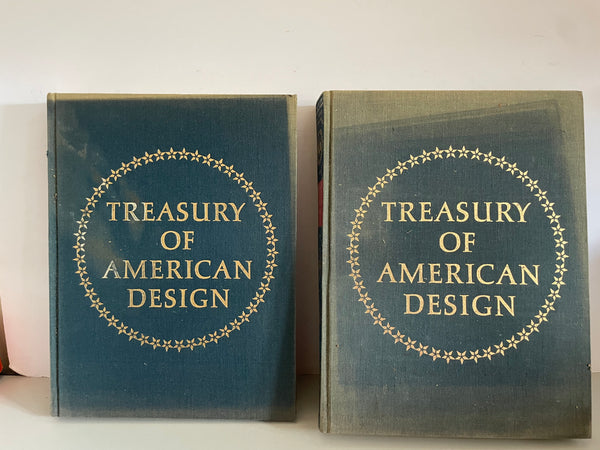 Vintage Treasury of American Design, Volumes One & Two  Clarence P HORNUNG 1950 Hardcover