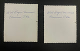 +* Vintage 1950s 1957 (2) Small B&W Photographs Family at Will Roger’s Memorial Claremore Oklahoma