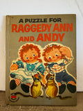 +* Vintage 1957 Children’s Story Book A Puzzle For Raggedy Ann & Andy Wonder Books #683 Hardcover
