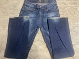 +* Womens/Juniors 7 For All Mankind Blue Denim Jeans 29” Waist Distressed