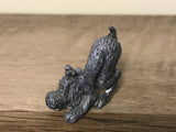 <€€ Vintage 6pc JASCO Pewter Set Donkey Clown Dog Cat Wizard Mouse Miniatures