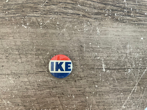 + Vintage 28th President Dwight Eisenhower IKE Campaign Political Button Pinback 1950s