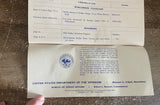 +^ Vintage AMERICAN INDIAN Calendar of Events by US States 1960s Dept of the Interior