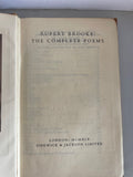 Vintage RUPERT BROOKE: The Complete POEMS Hardcover Great Britain 1945