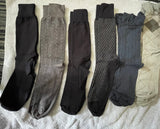 +* Men’s (6) Pairs Cole Haan Solid & Print Cotton Dress Socks Blues & Gray