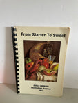 € Vintage From Starter to Sweet Suslo Cookery Cheltenham England Cookbook Spiral Softcover 1981