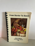 <€€ Vintage From Starter to Sweet Suslo Cookery Cheltenham England Cookbook Spiral Softcover 1981