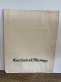 + Vintage 1957 Virginia (2) Certificate of Marriage (Downey/Blackiston) B&W