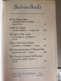 +* Vintage Nelson Doubleday Best in Books 1963 All the Kings Men
