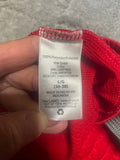 +* Men’s Large (36-38) ATHLETIC WORKS Basketball Gym Shorts Red Mesh Drawstrings Pockets
