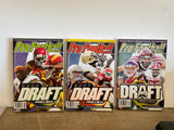 Set/3 PRO FOOTBALL WEEKLY Magazines Draft Previews 2006, 2007, & 2013