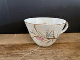 + Vintage NAPCO China Luncheon Hostess Set Handpainted 4-8” Luncheon Plates, 3 Teacups