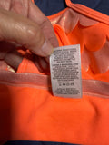+* Girls Medium Sz 7/8 Two Piece Bikini Swimsuit Orange Ruffled Layered Bodice by Wonder Nation