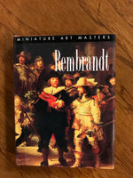 <€€ Set/5 Miniature Art Masters Pocket Books Michelangelo, Renoir, Rembrandt, Rubens, Degas 1993