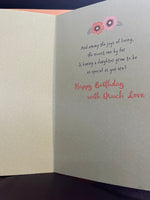 New Greeting Card DAUGHTER HAPPY BIRTHDAY w/ Envelope American Greetings