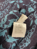 +* Womens/Juniors Black & Turquoise Fashion Scarf with Fringe Rayon 63x26