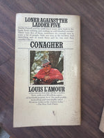 € Vintage Lot of 4 Western Novels by Louis L’Amour Paperback Books