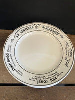 <€€ Vintage La Lanterna Ristorante Ceramica Ironstone Giovanni Valdarno Italy 9.5” Dinner Plate