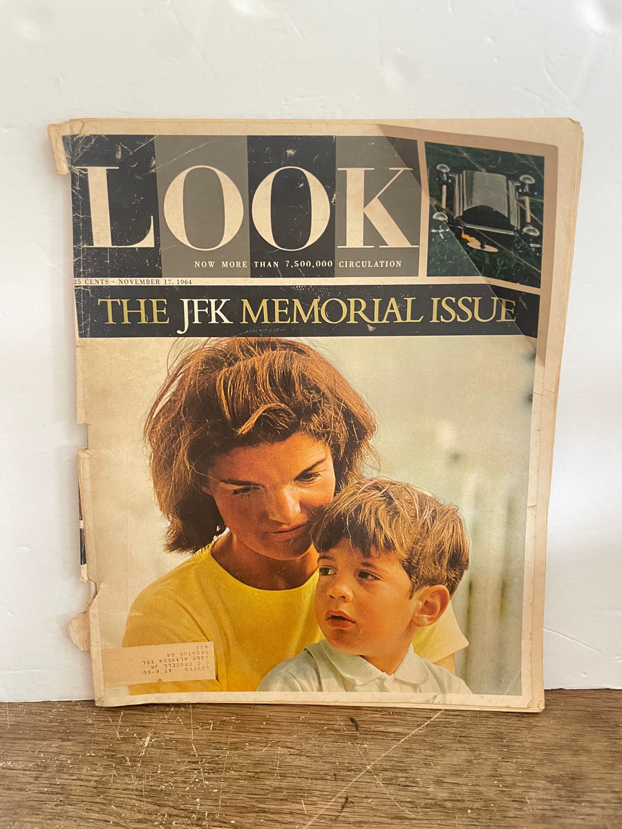 + Vintage LOOK Magazine The JFK KENNEDY MEMORIAL ISSUE November 17, 19 ...