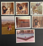 +* Vintage 1970s (7) Small Photographs Toddlers Swimming Dad & Daughter at Wollongong Australia