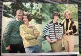 +* Vintage Knitting Pattern for Sweaters 1960-1970 Front cover missing