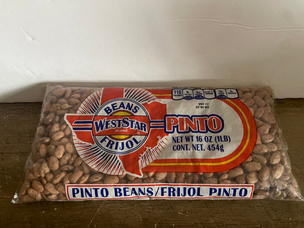 <€€ Lot/2 Weststar Pinto Beans Frijol 16 ounce