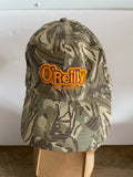 a* O’Reilly Auto Parts Camouflage Hat SnapBack Baseball Hat Cap Snap Back One Size Adjustable