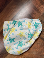 Toddler Size Large Unisex Baby Bubbles 100% Polyester Swimwear Diaper Pants Starfish design