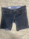 +* Women’s Junior’s Sz 6 28” Waist GAP 1969 Always  Skinny Blue Jeans Cutoff Shorts Distressed