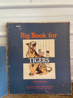 € Vintage CHILDREN’s Big Books For Tigers Teacher Edition Spiral 21” W x 23.5” H