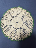 +* Vintage (2) Crocheted Doilie & Potholder