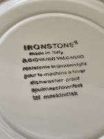 <€€ Vintage La Lanterna Ristorante Ceramica Ironstone Giovanni Valdarno Italy 9.5” Dinner Plate