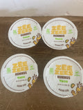ZeeZees TACO HUMMUS 8 count 4.5oz Cups Vegetarian Protein Shelf Stable