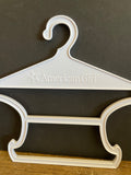 + (2) AMERICAN GIRL DOLL Clothes White Hangers 7x7 Dolls Toys