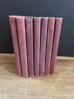 Vintage Set of 7 William Shakespeare, printed by Henry Altumus Company, 1899? Hardcover