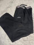+* Blemished Mens Large SPALDING Black Joggers Sweatpants Basketball Warm Up Pants Activeware Pockets