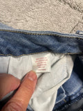 +* Womens/Juniors Size 3 28” Waist SO High Rise Jegging Blue Jeans Skinny Stretch Distressed Roll Up